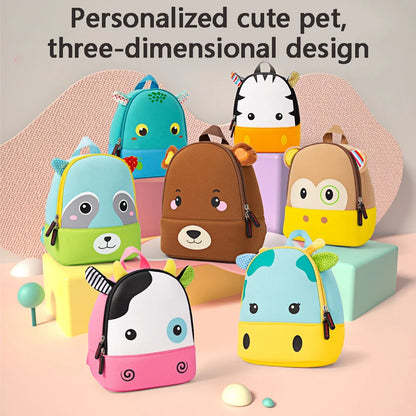 3D Animal Kids Backpack for Kindergarten