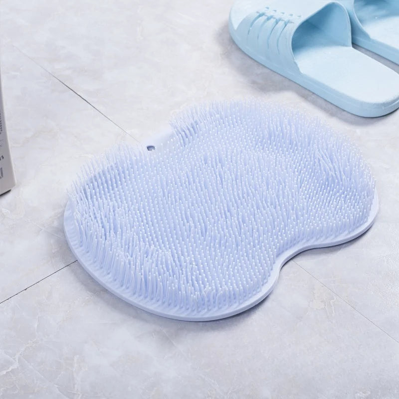 1Pc Bathroom Shower Foot Massage Mat with Non-slip Suction Cup