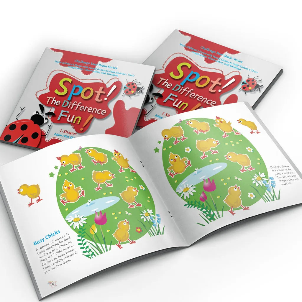 Spot the Difference Puzzle Books for Kids – 8 Book Set