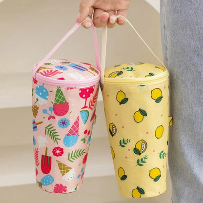 Insulated Drink Carrier Tote Bag