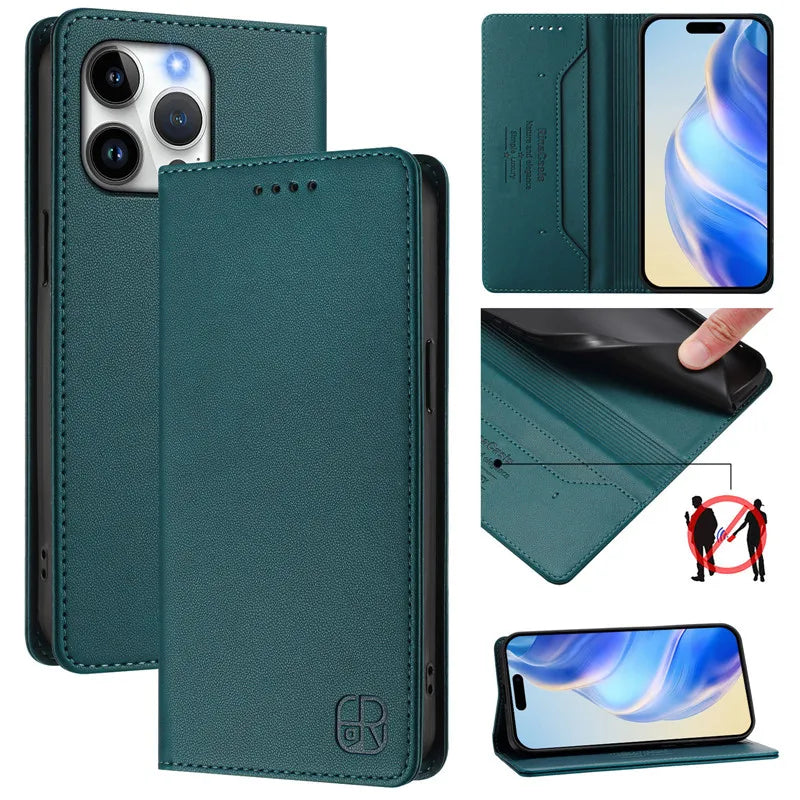 Luxury Wallet Flip Case for Vivo Smartphones