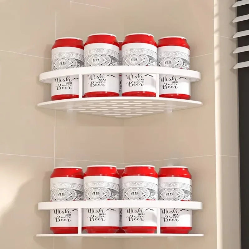 Wall-Mounted Corner Storage Shelf Set