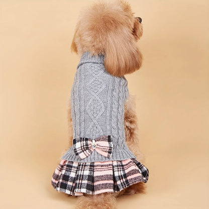 Dog Sweater Dress