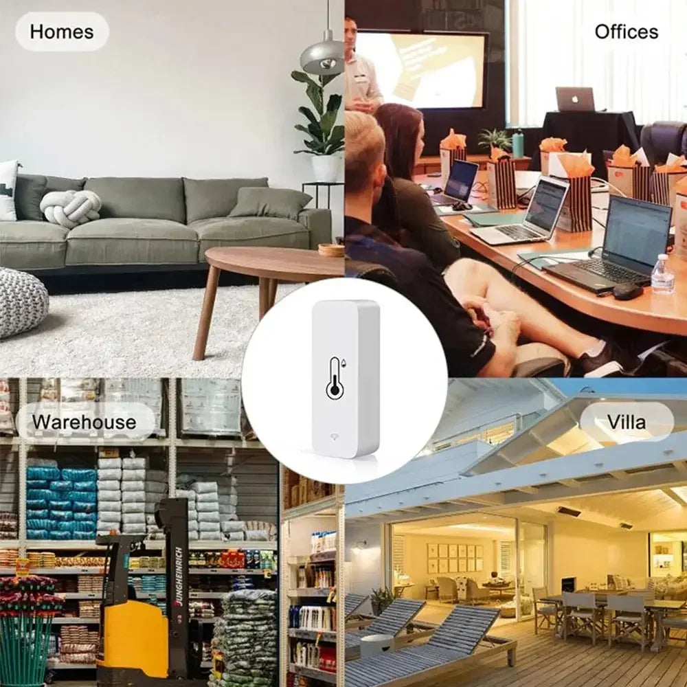 Smart WiFi Temperature & Humidity Sensor