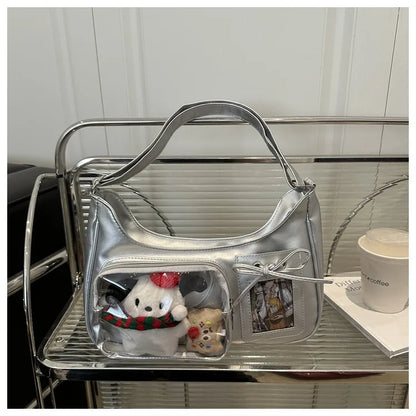 Y2K Transparent Ita Shoulder Bag
