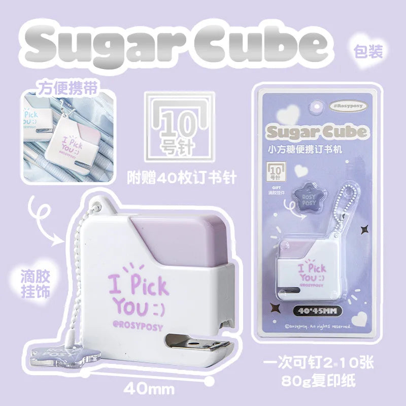 RosyPosy Mini Cube Stapler