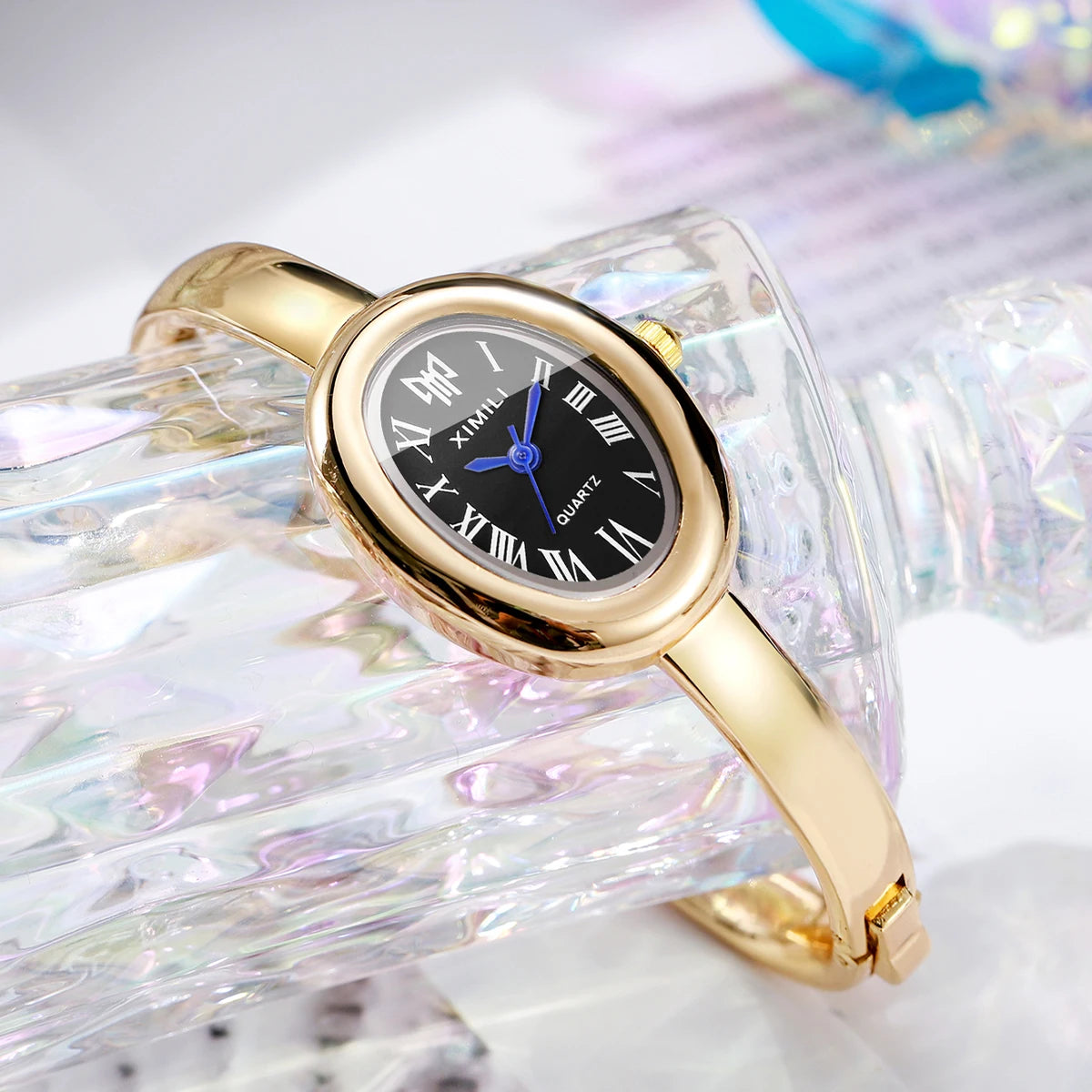 Oval Roman Numeral Quartz Watch