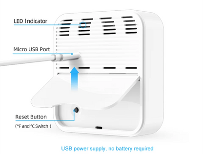 Smart WiFi Temperature & Humidity Monitor