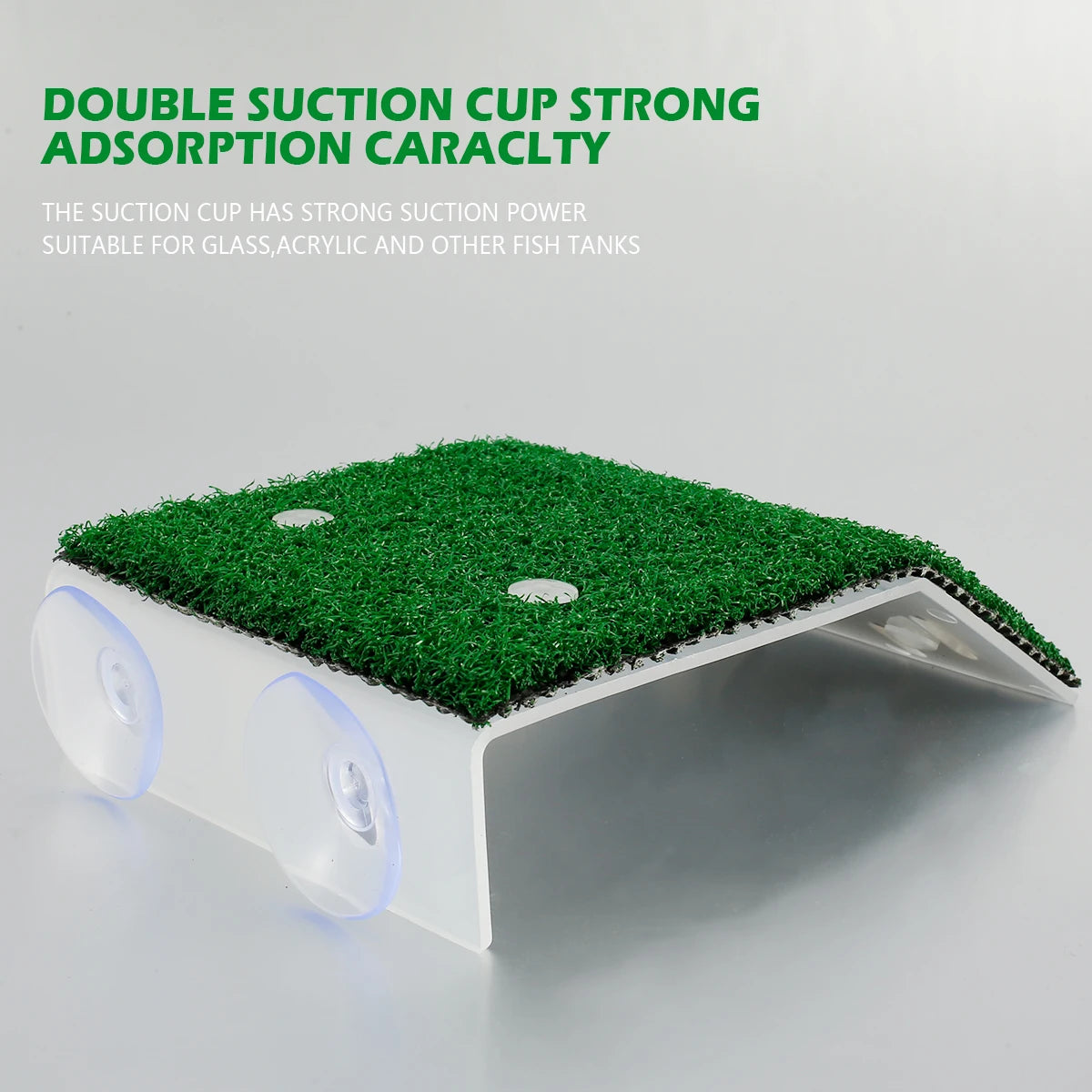 Turtle Basking Platform with Grass Ramp
