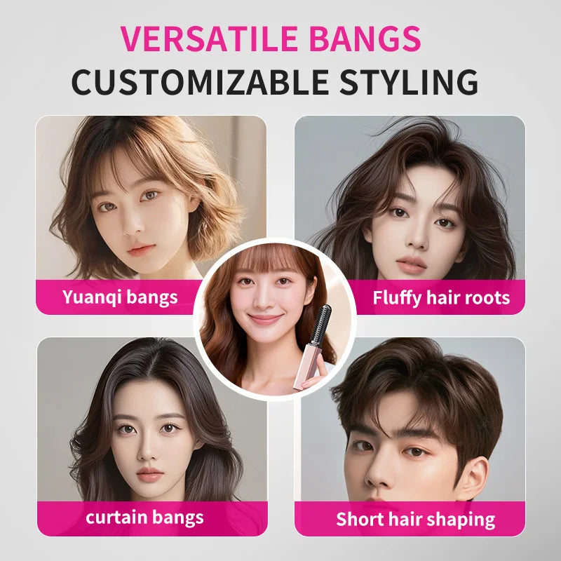 Mini Wireless Hair Straightening Comb