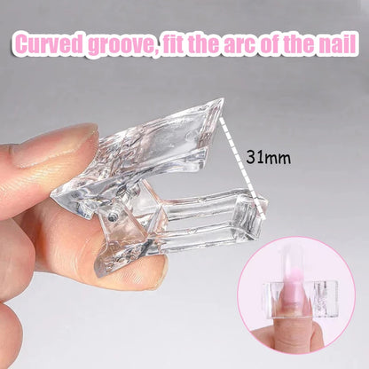 Acrylic Nail Clip Transparent Gel