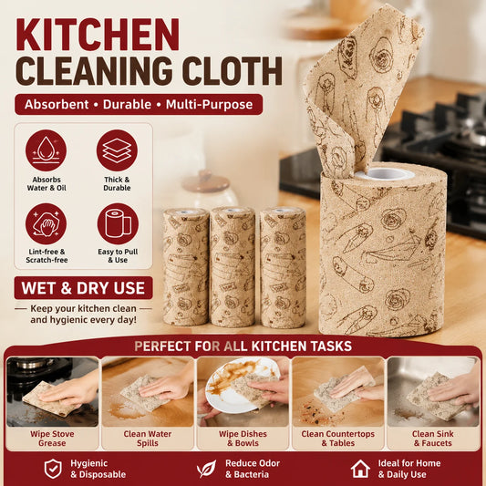 Disposable Kitchen Cleaning Towel Roll