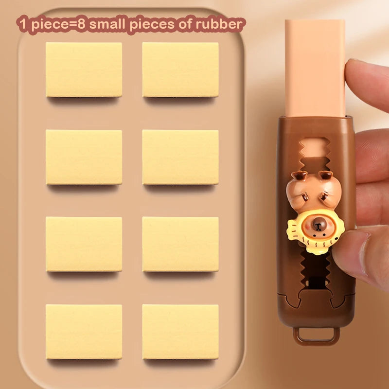 Cute Capybara Retractable Eraser