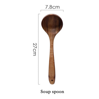 Wooden Kitchen Utensil Set