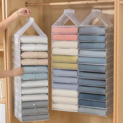 1Pc Wardrobe Hanging Cabinet Organizer For Pants