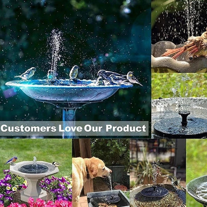 Mini Solar Water Fountain Pool Pond Waterfall