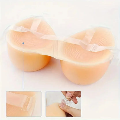 Silicone Breast Forms with Shoulder Straps