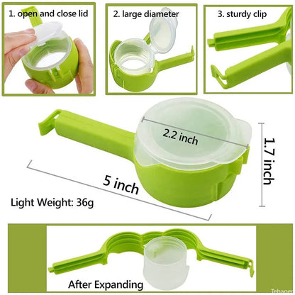 Snack Sealing Clip with Pouring Spout