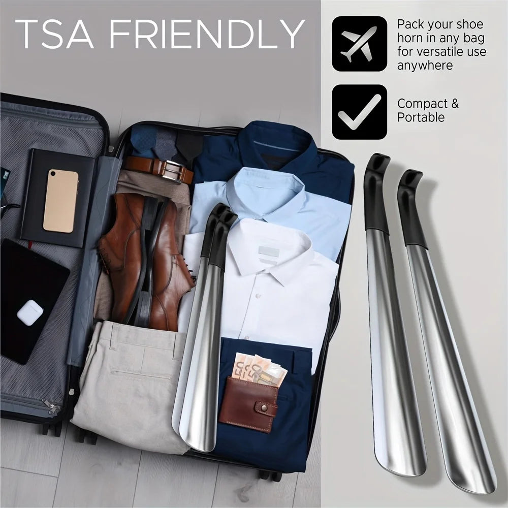 Stainless Steel Long Handle Shoehorn