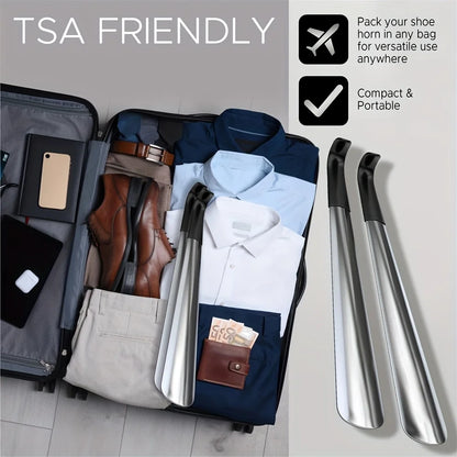 Stainless Steel Long Handle Shoehorn