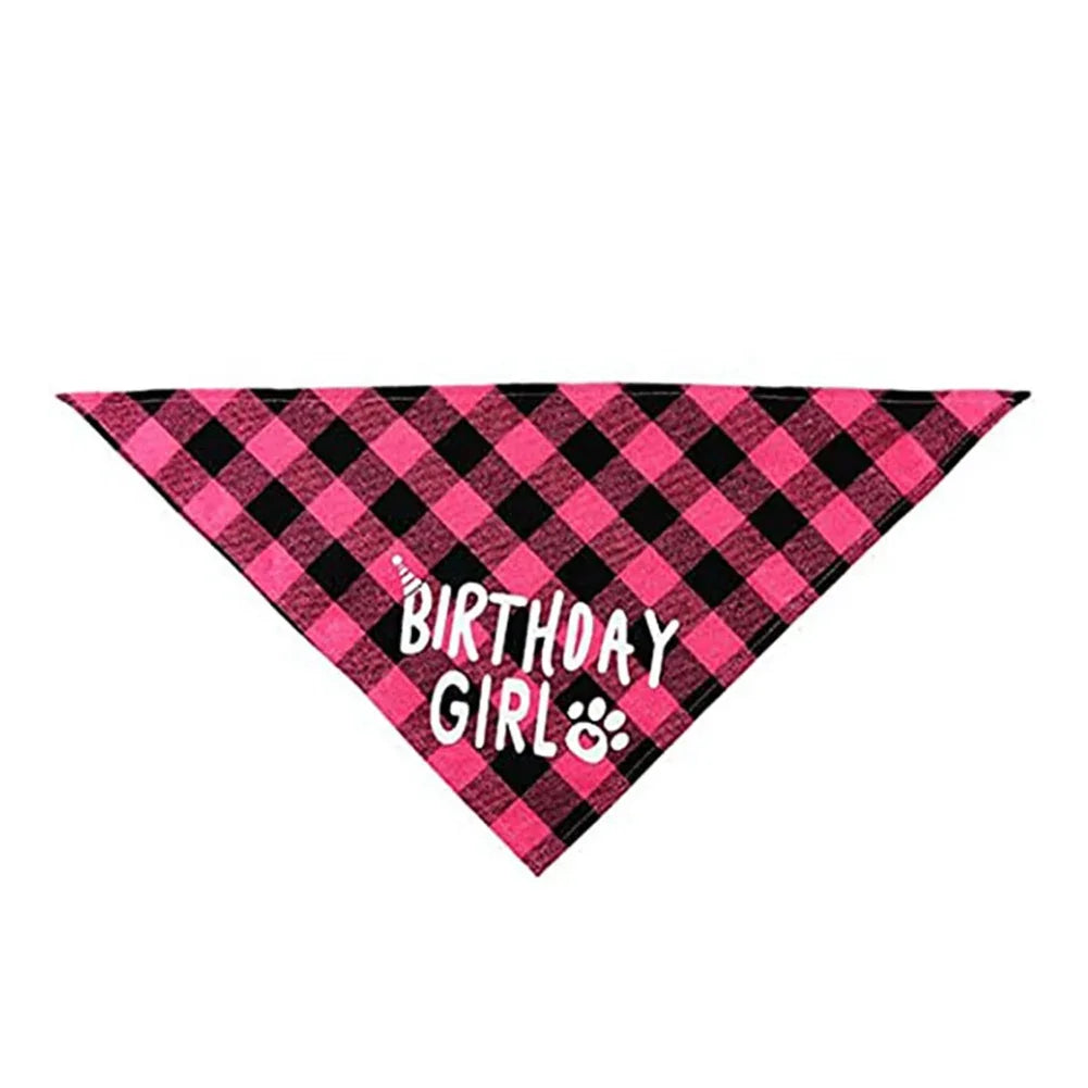 Dog Birthday Party Hat & Bandana Set
