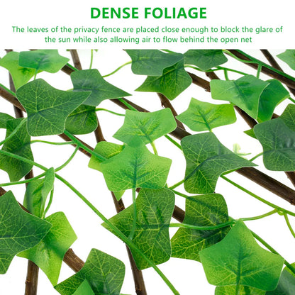 Expandable Artificial Ivy Privacy Fence