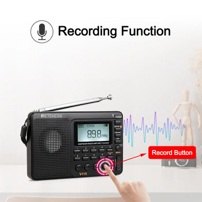 Retekess V115 Radio FM