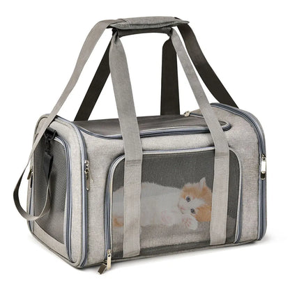 Airline Approved Soft-Sided Pet Carrier Bag for Small Dogs & Cats
