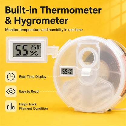 Airtight Wall-Mounted 3D Printer Filament Dry Box