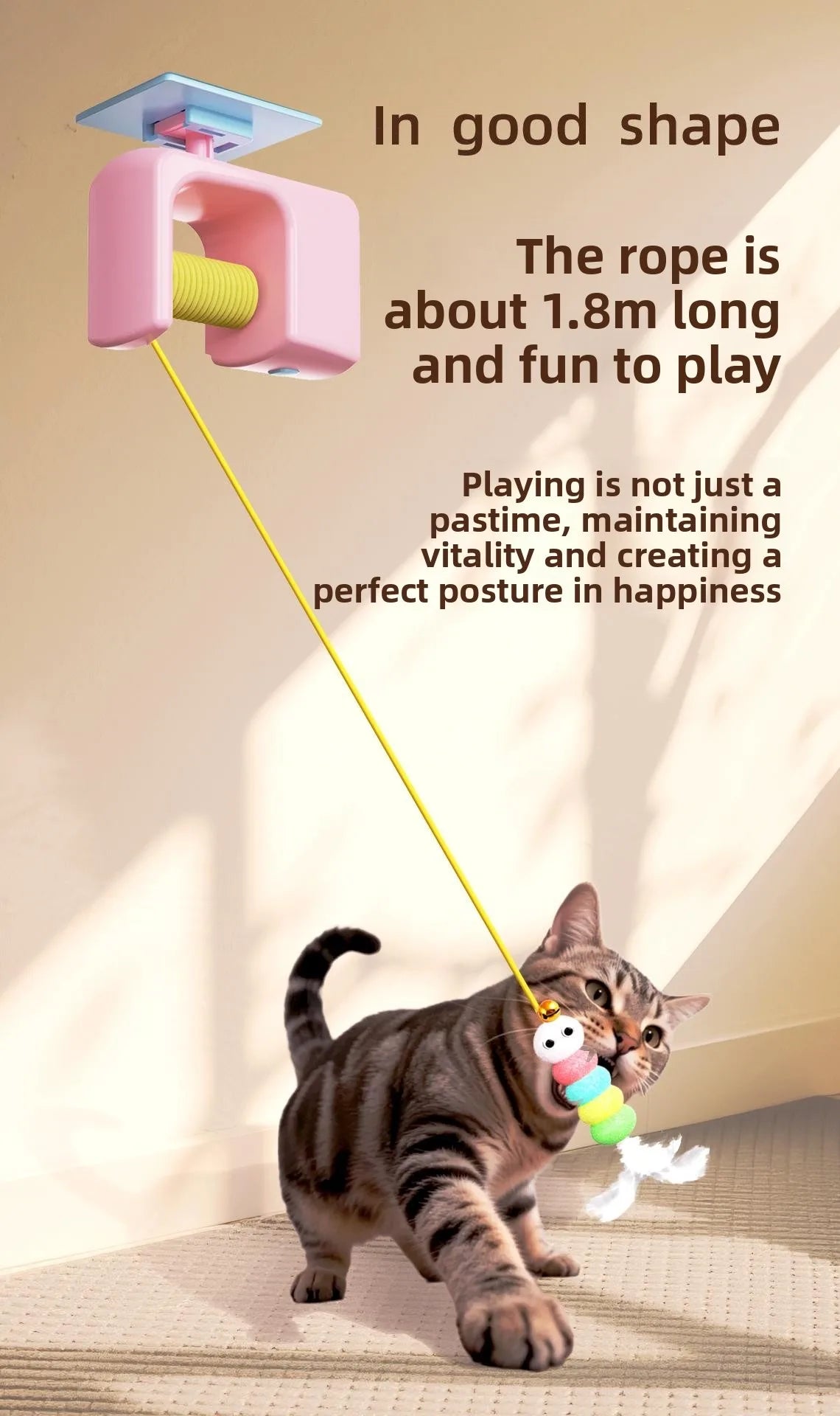 Smart Hanging Interactive Cat Toy