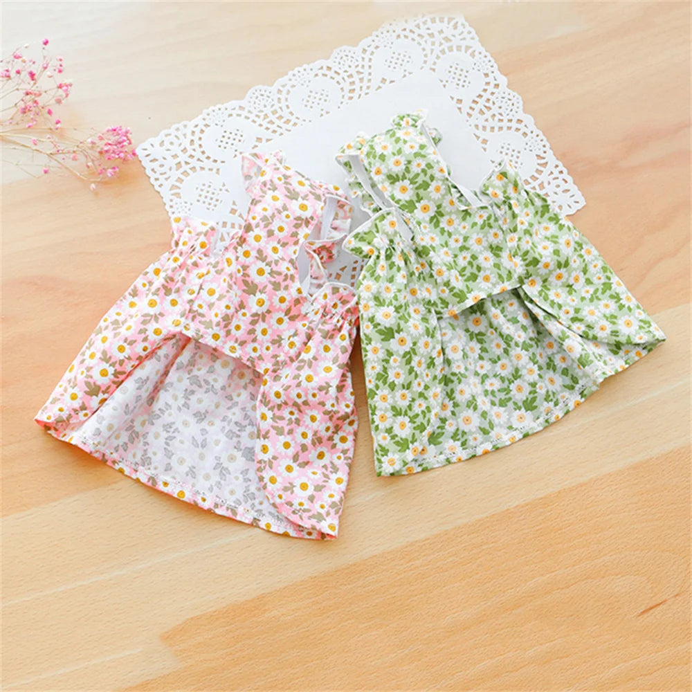 Floral Summer Princess Dress for Cats