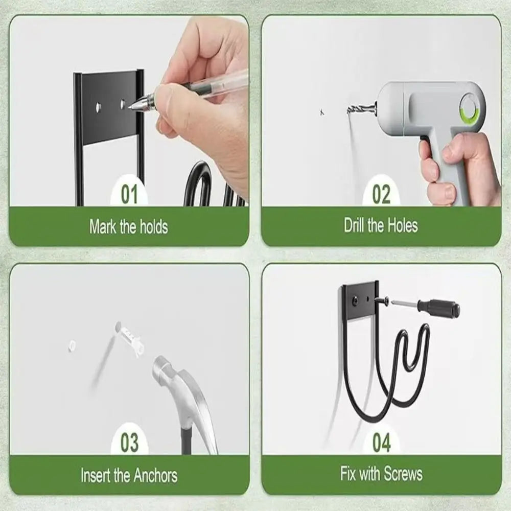 Wall Mounted Garden Hose Hanger