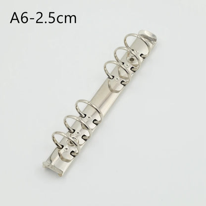 A4 B5 A5 A6 A7 B7 Loose-Leaf Spiral Notebook Metal Clip Ring