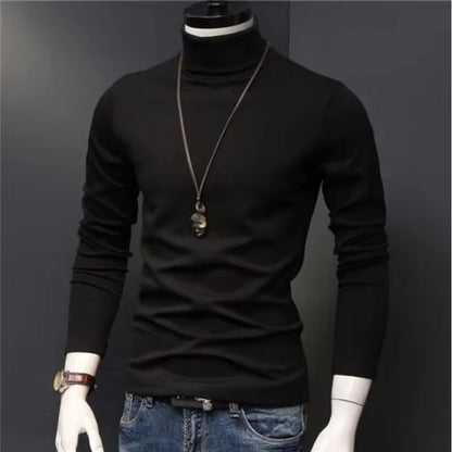 Men’s High-Neck Thermal Long Sleeve Shirt