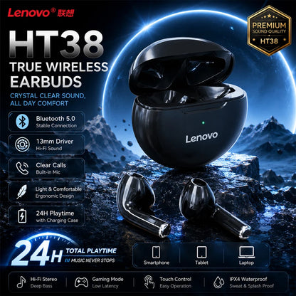 Lenovo XT53 True Wireless Bluetooth Earbuds