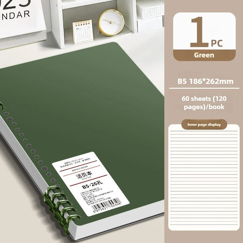 Vintage B5 Spiral Ring Notebook