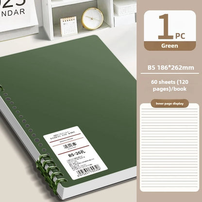 Vintage B5 Spiral Ring Notebook