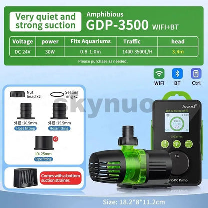Jecod Smart WiFi & Bluetooth DC Submersible Water Pump