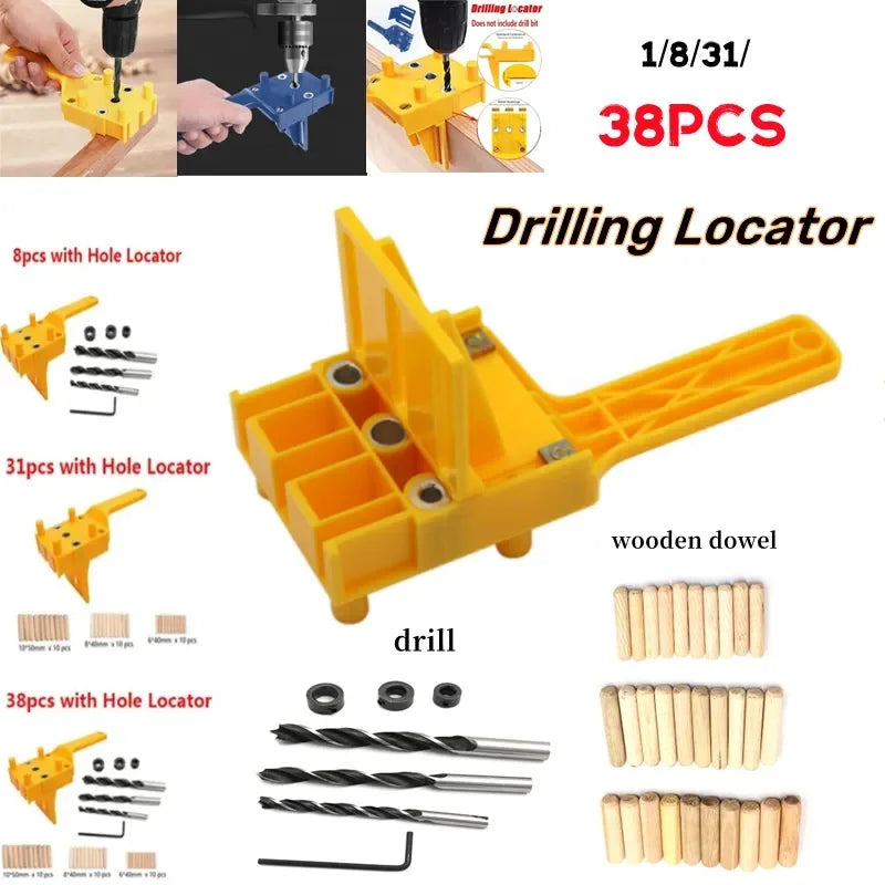Woodworking Drill Guide Dowelling Jig Tool