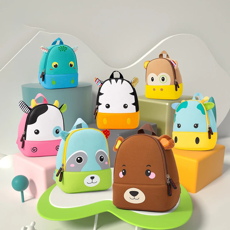 3D Animal Kids Backpack for Kindergarten