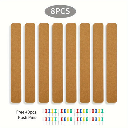 Self-Adhesive Cork Board Wall Strips