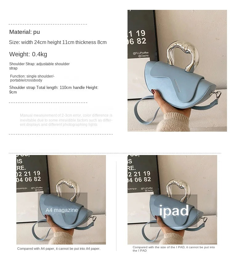 Soft PU Leather Hobo Shoulder & Crossbody Bag