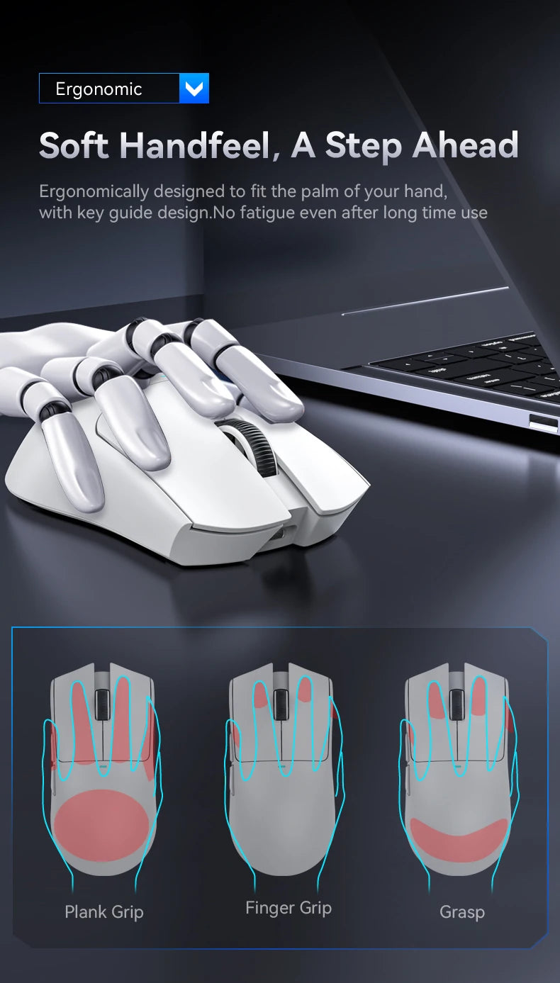 Ultra-Light RGB Gaming Mouse with PAW3311 Sensor & Magnetic Charging