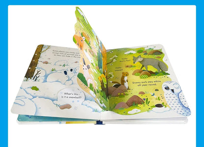 Usborne Peep Inside Snowy Places Children’s Picture Book