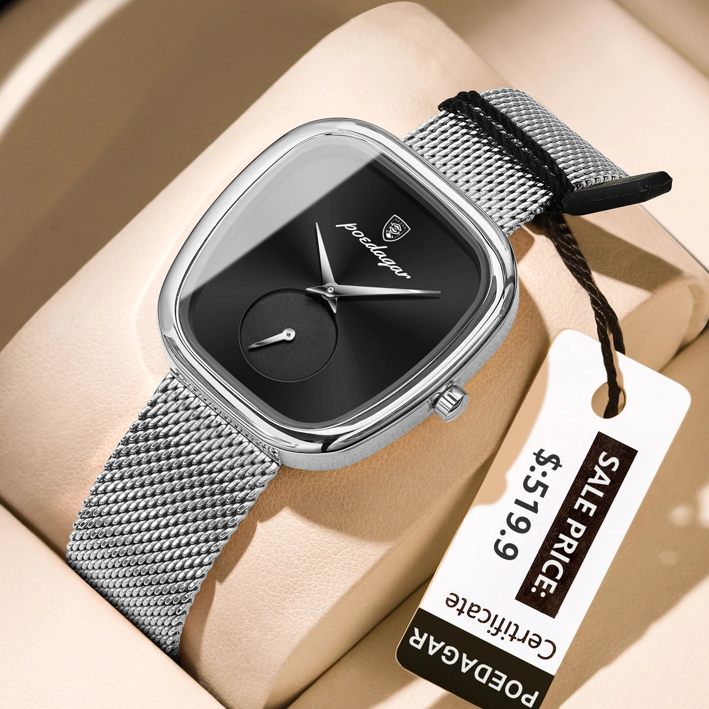 783W Women's Stainless Steel Mesh Quartz Watch