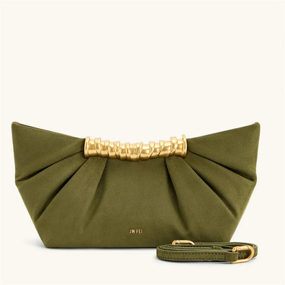 Pleated Shoulder Bag