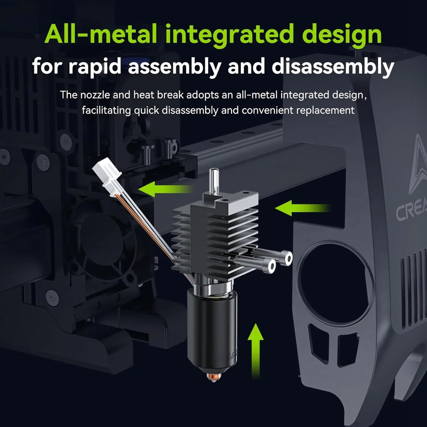 Creality K2 Plus All-Metal Ceramic Hotend Kit