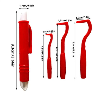Pet Tick Remover Kit with Hooks & Tweezers