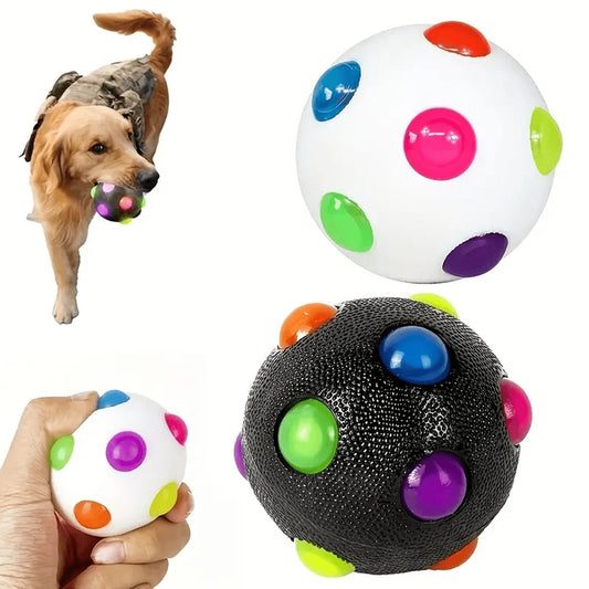 Glowing Elastic Dog Ball Toy