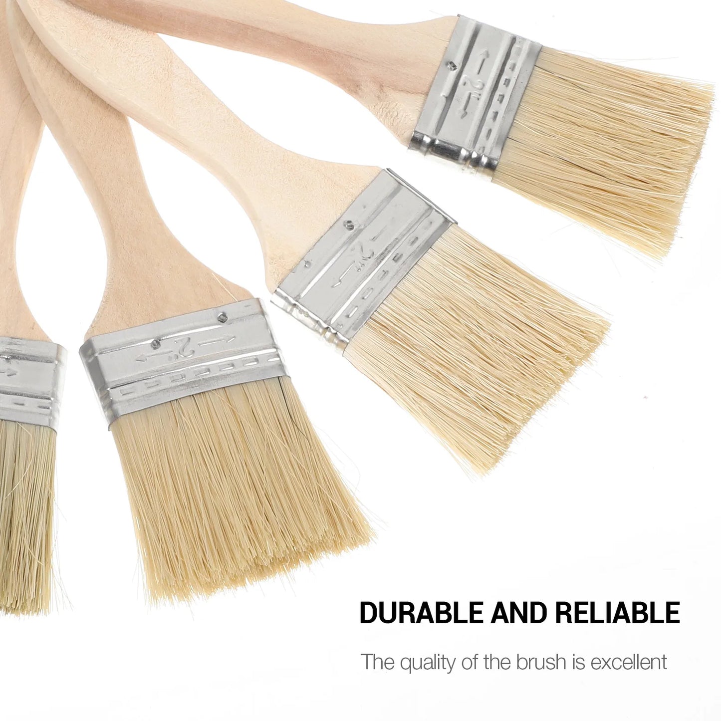 Multi-Purpose Paint Brushes with Wooden Handle